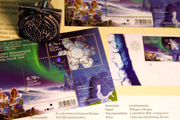 International Polar Year stamp made by Ari Lakaniemi and Susanna Rumpu