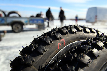 Ice speedway tyres