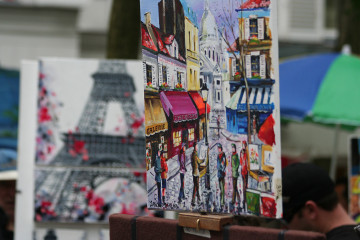The Eiffel Tower - Paint