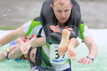 Keep your eyes open - Wife Carrying World Championships